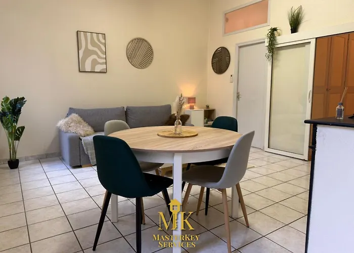 T2 Chic & Lumineux Centre-ville 公寓